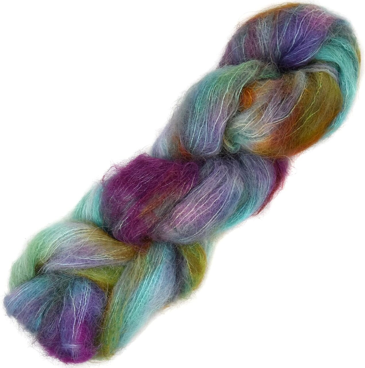 Suri Sensation Brushed Suri Alpaca: Super-Soft Lace Weight Yarn for Knit and Crochet, Non-Itchy, Pacific Northwest Hand Dyed.